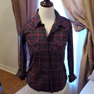 Forever 21 Plaid Top